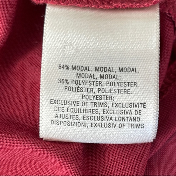 Moulinette Soeurs Berry Red Sleeveless TERRA Draped Maxi Dress Size S - Picture 8 of 9